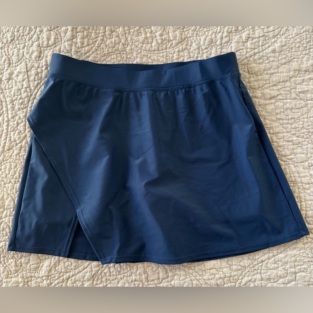 Shade & Shore Shine On Swim Skirt in Navy Size S (4-6) NWT